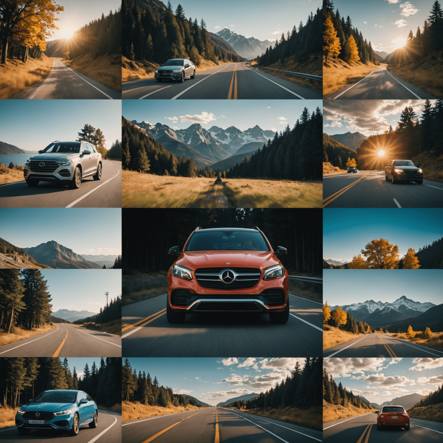 Collage de diferentes estilos de edición de video mostrando transiciones dinámicas, efectos visuales y técnicas de color grading